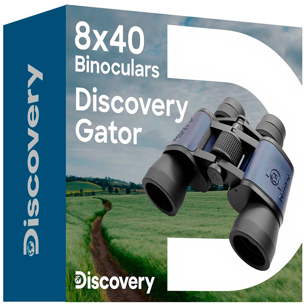 Купить Discovery 77915 Gator Бинокль 8x40 Серебристый Black / Blue 7ft.ru в интернет магазине Семь Футов