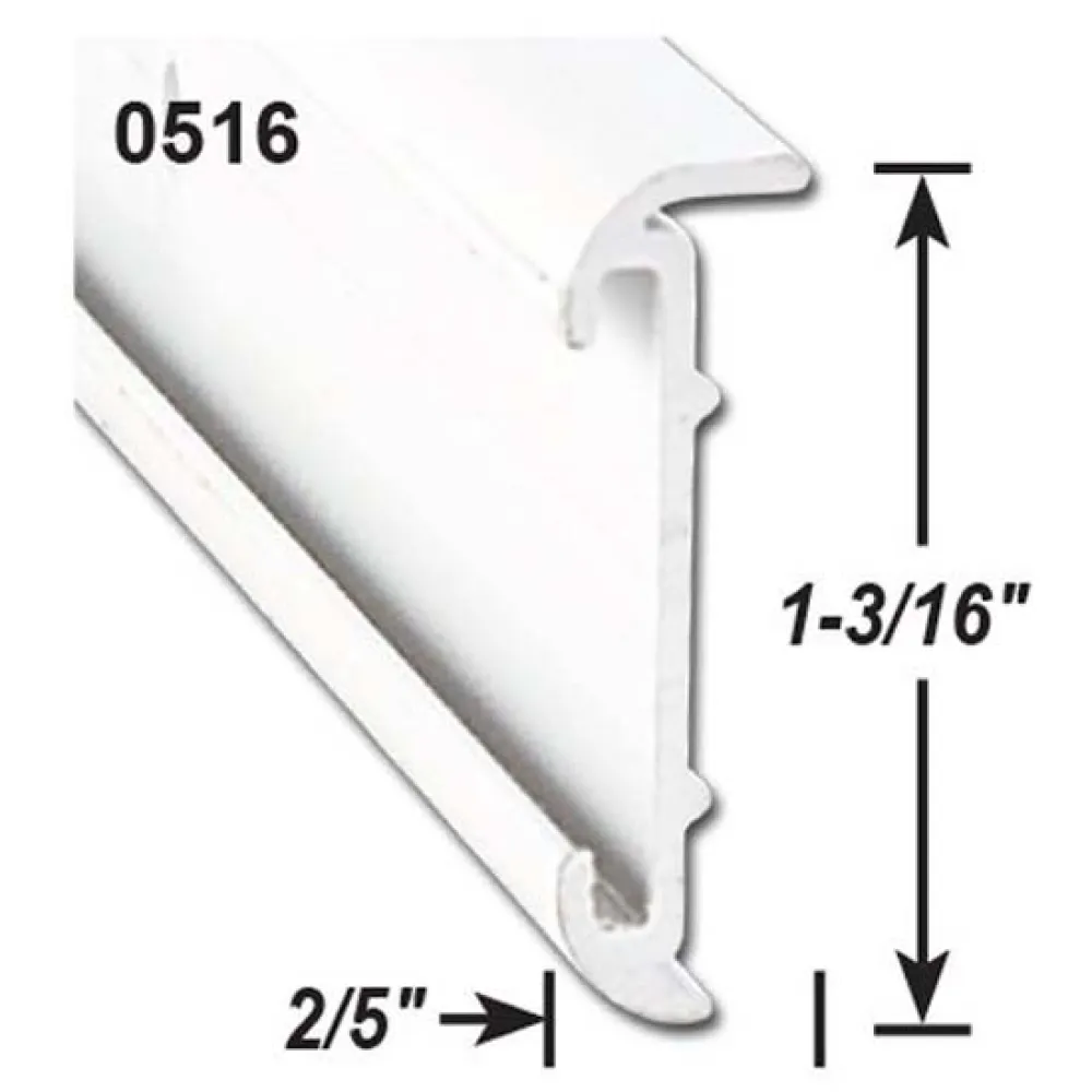 Купить Ap products 112-021516018 вставка короткого губного рельса 2.43 m Polar White 7ft.ru в интернет магазине Семь Футов