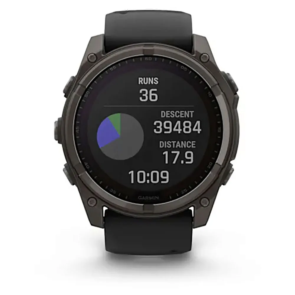 Купить Garmin 010-02907-11 Часы Fenix 8 51 mm Solar Sapphire  Black / Carbon Gray DLC Titanium 7ft.ru в интернет магазине Семь Футов