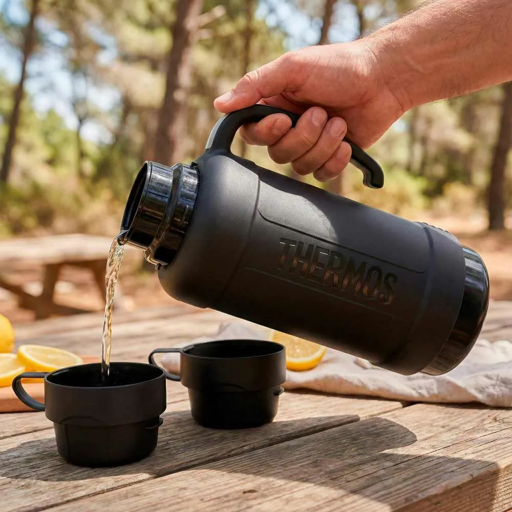 Купить Thermos 63211 термос 1.8L Grey 18x12x38 7ft.ru в интернет магазине Семь Футов