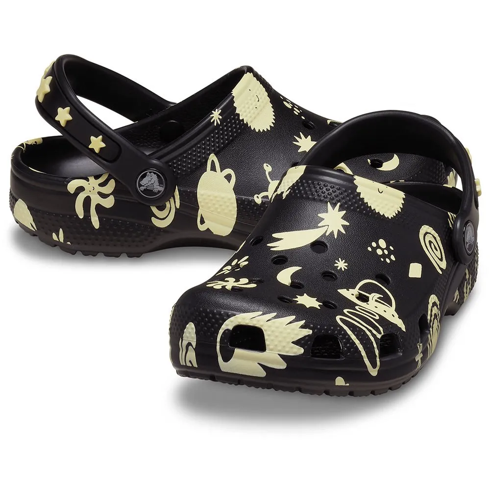 Купить Crocs 210358-001-c5 Деревянные башмаки Classic Glow Space Black 35x25x15 EU 20 7ft.ru в интернет магазине Семь Футов