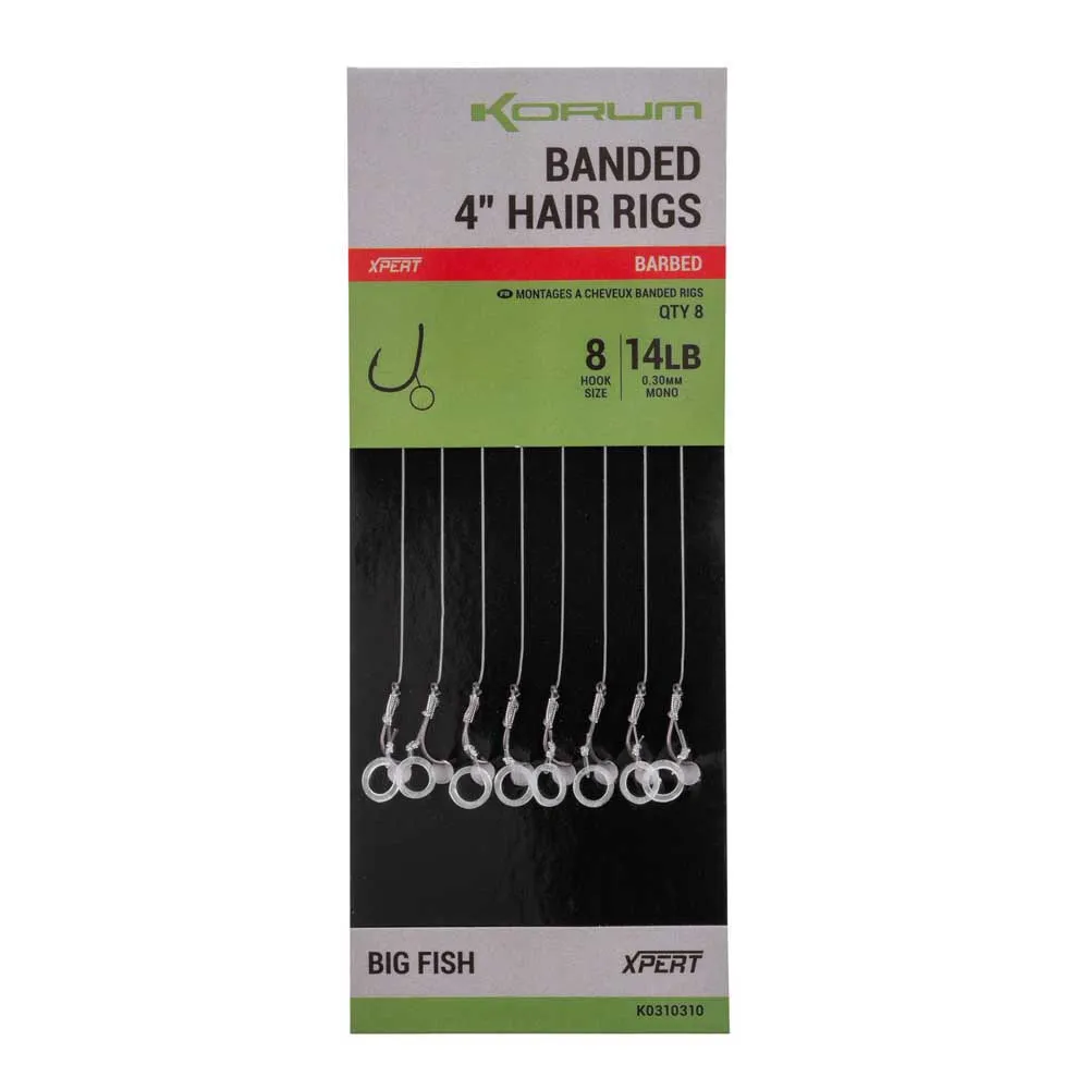 Купить Korum k0310310-unit крючок с бородкой Banded Hair Rigs 10 cm Grey 15x10x5 8 7ft.ru в интернет магазине Семь Футов