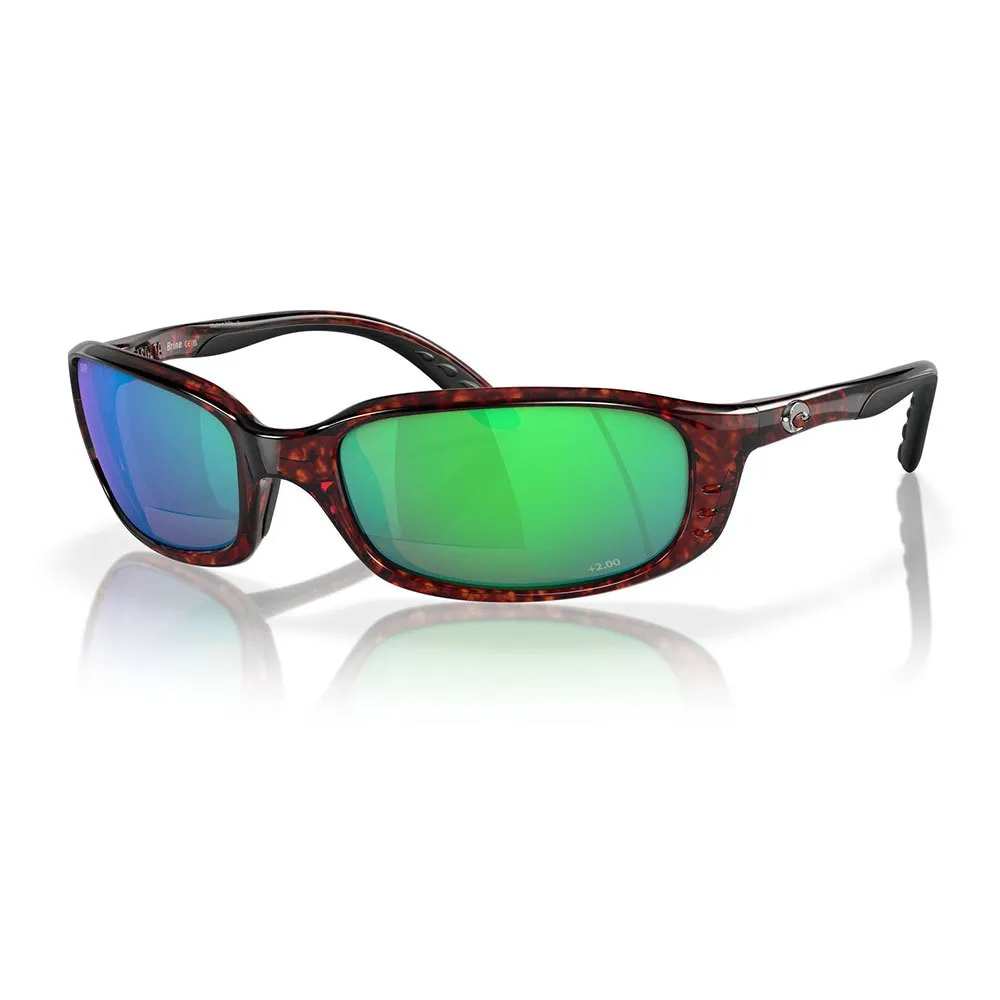 Купить Costa 06S7001-00020459 Brine Readers Поляризованные Очки 10 Tortoise 4 Green Mirror 580P C-Mate +2.00/CAT2 7ft.ru в интернет магазине Семь Футов