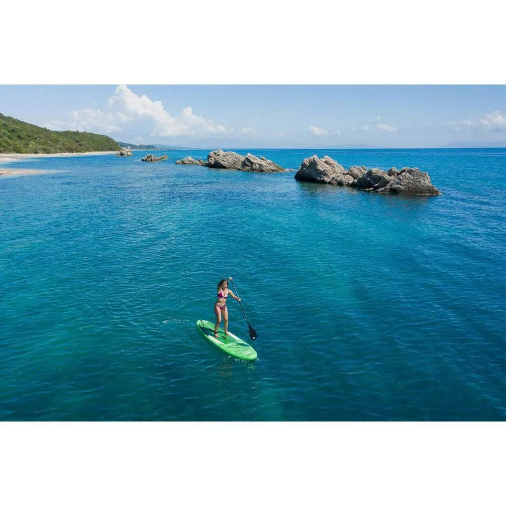 Купить Aqua marina bt-21brp Надувной комплект для падлбординга Breeze 9´10´´ Green 41x25x90 299.7 cm 7ft.ru в интернет магазине Семь Футов