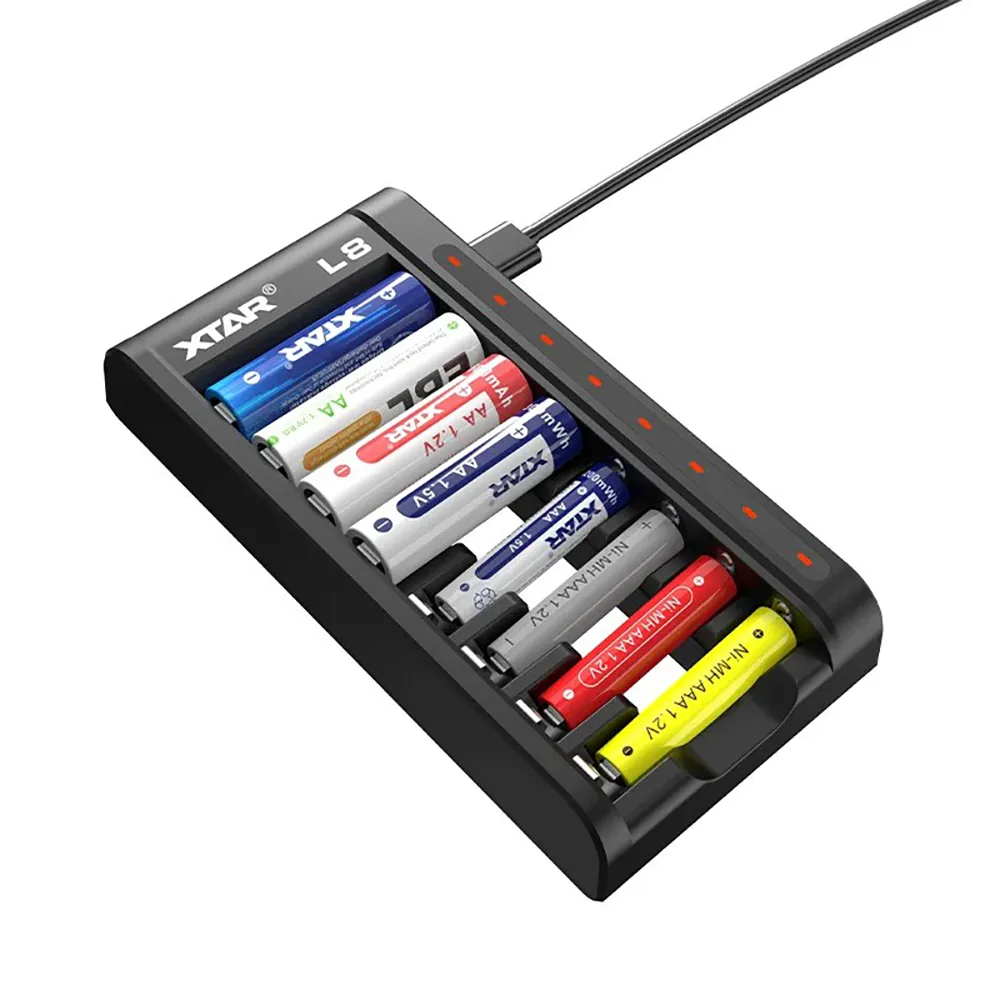 Купить Xtar 6952918301608 зарядное устройство для аккумуляторов 8 Slots Black 20x12x4 7ft.ru в интернет магазине Семь Футов