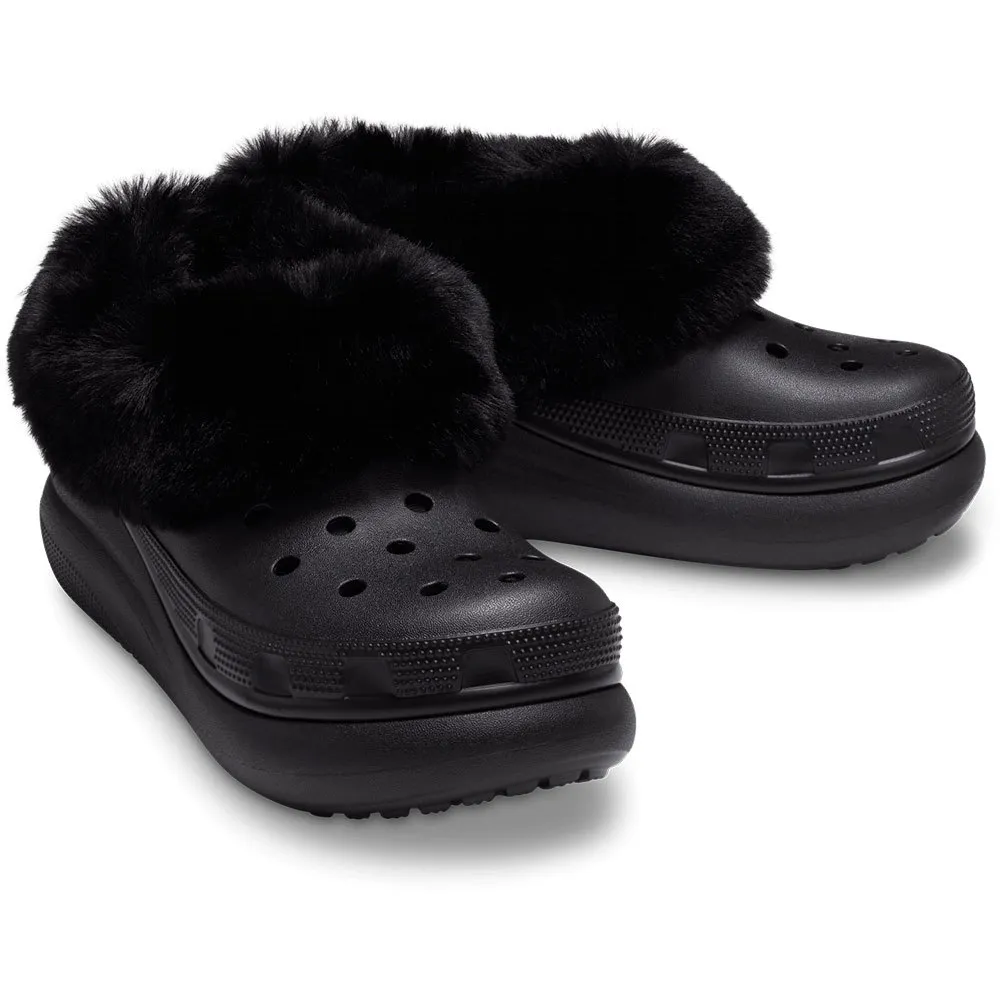 Купить Crocs 208446-00-m3/w5 Деревянные башмаки Furever Crush Black 35x25x15 EU 34 7ft.ru в интернет магазине Семь Футов
