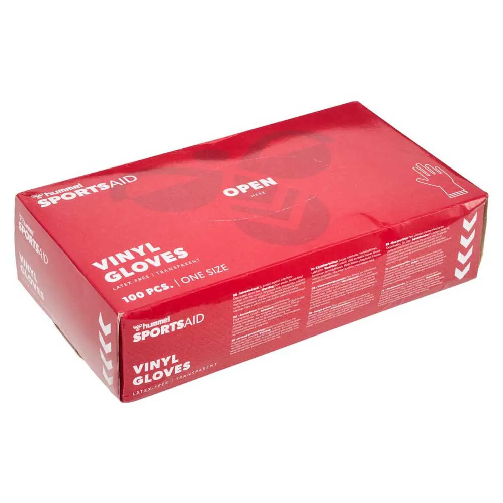 Купить Hummel 210797-9001- Виниловые перчатки 100 Единицы White 22x15x10 7ft.ru в интернет магазине Семь Футов