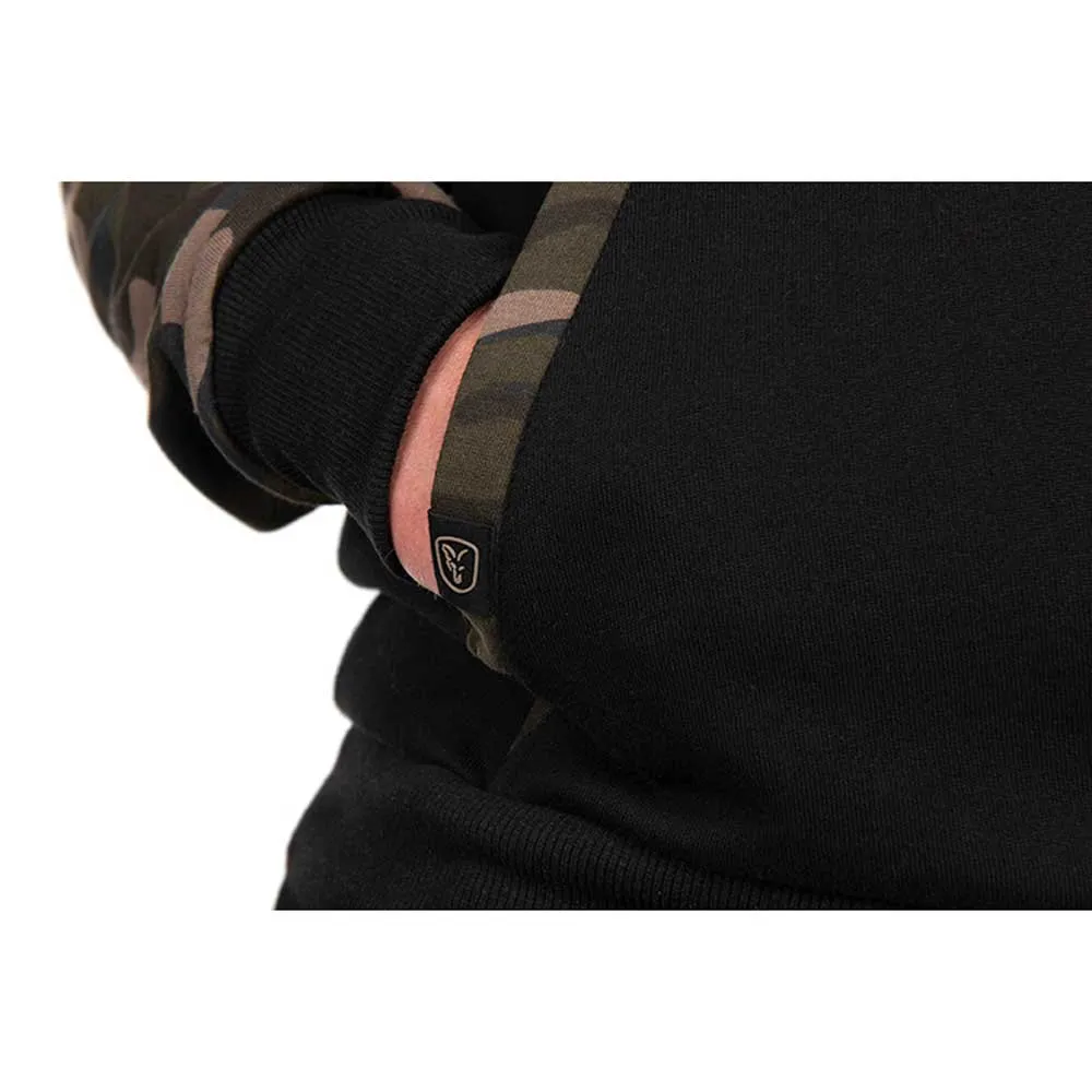 Купить Fox international CFX191 Толстовка с капюшоном Raglan Черный Black / Camo XL 7ft.ru в интернет магазине Семь Футов
