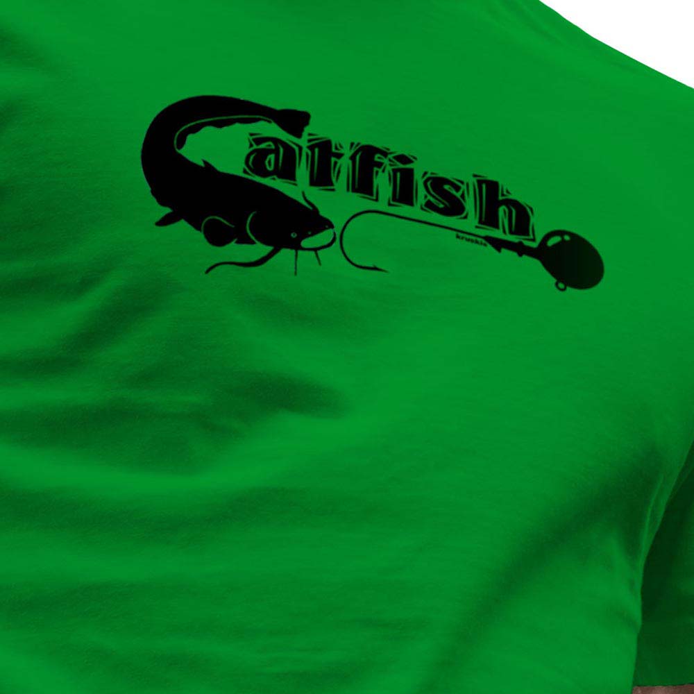 Купить Kruskis CA65500183K039 Футболка с коротким рукавом Catfish Зеленый Green S 7ft.ru в интернет магазине Семь Футов