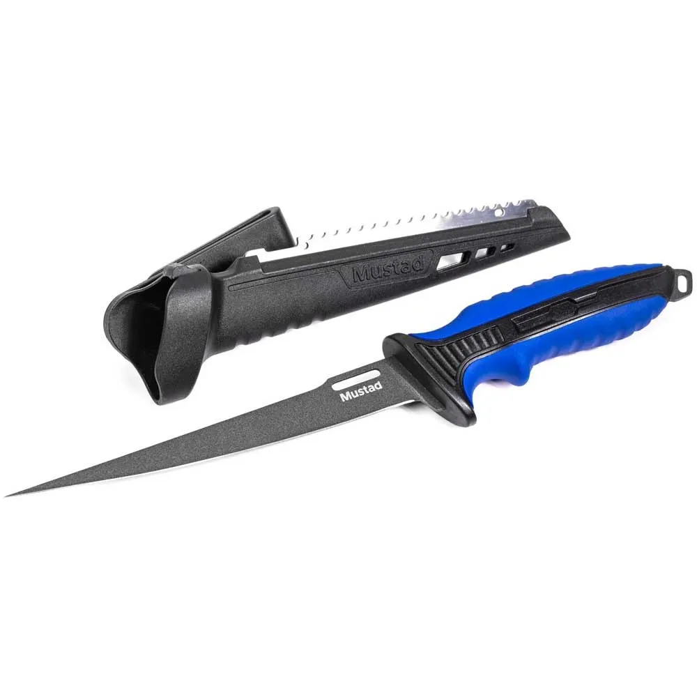 Купить Mustad MT-092-24 Нож нож MT092  Blue 7´´ 7ft.ru в интернет магазине Семь Футов