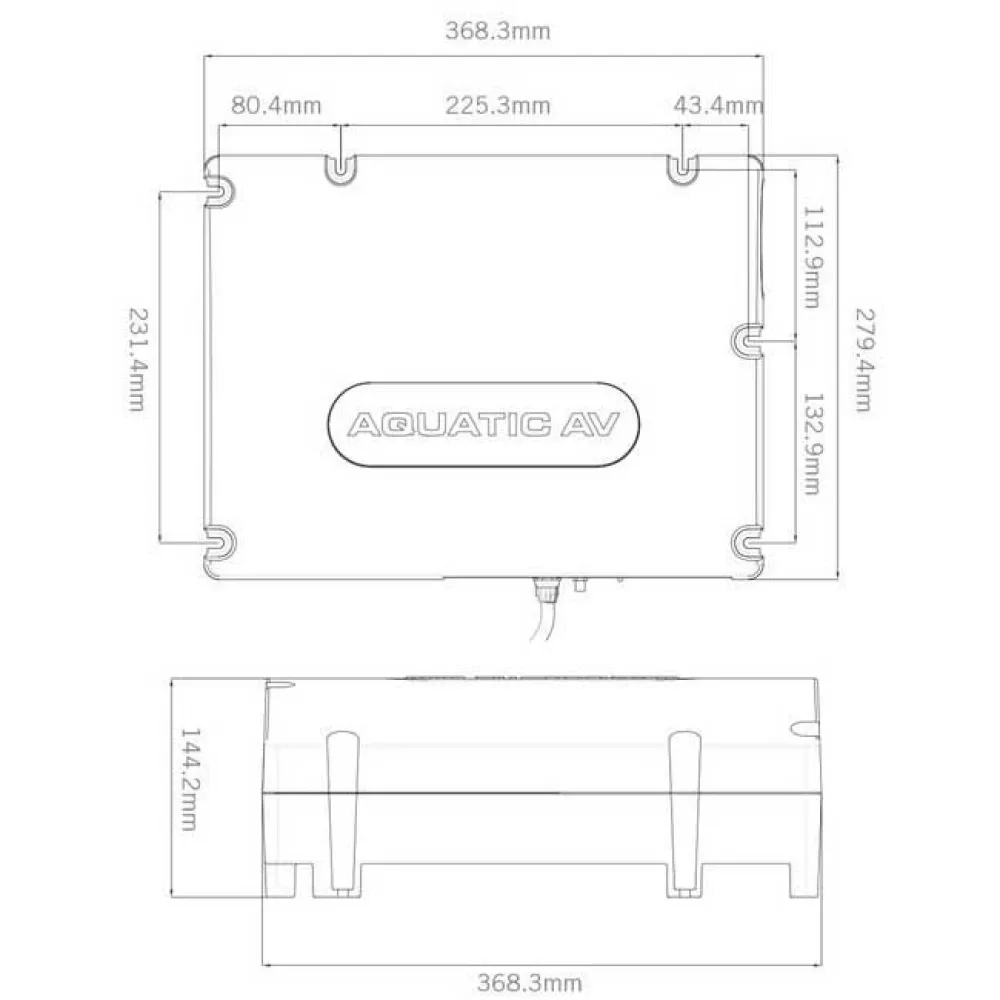 Купить Aquatic av aqt-swa6 Стереофонический сабвуфер с Bluetooth SWA6 Black 38x43x25 288W 7ft.ru в интернет магазине Семь Футов