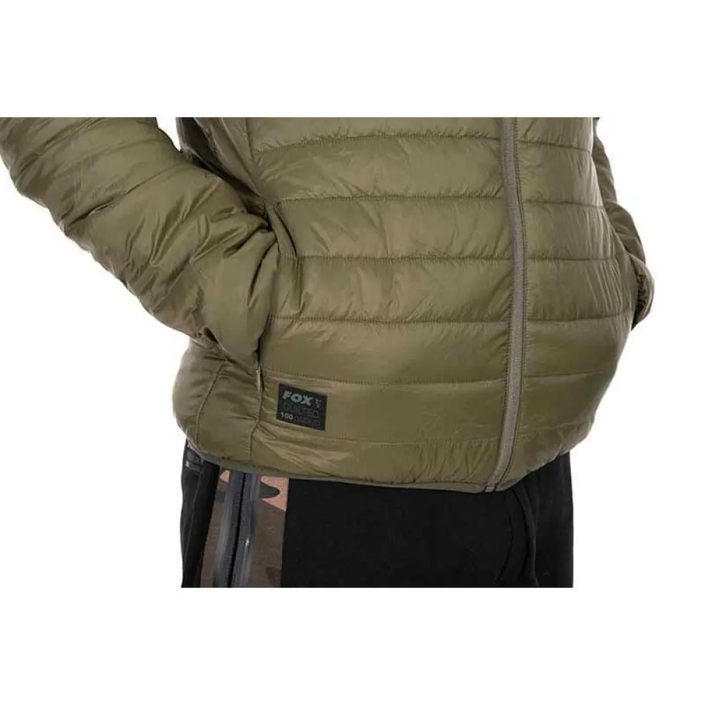 Купить Fox international CFX476 Куртка Quilted 100 Зеленый Olive L 7ft.ru в интернет магазине Семь Футов