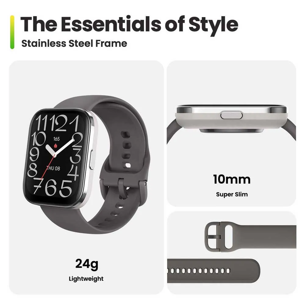 Купить Amazfit W2324EU2N Смарт-часы Bip 5 Unity Серебристый Black 7ft.ru в интернет магазине Семь Футов