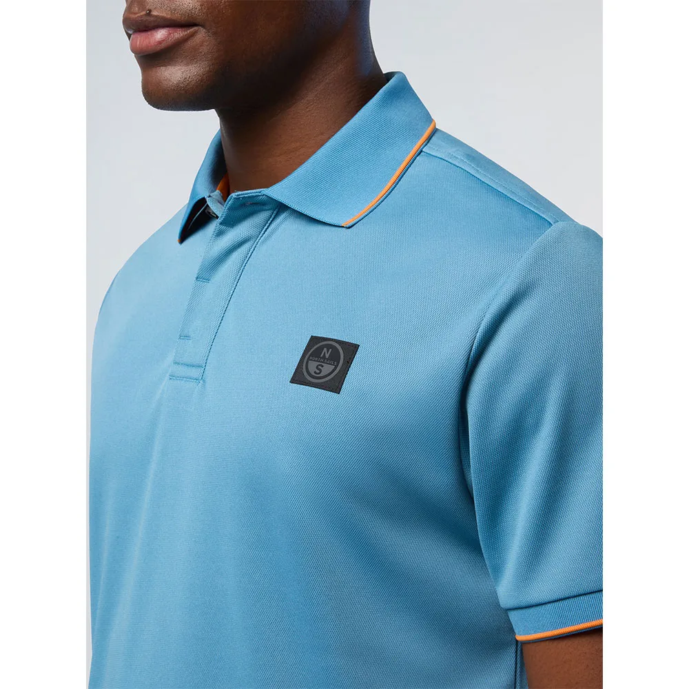 Купить North sails 692482-0844-XXL Поло с короткими рукавами Logo 692482 Голубой Niagara 2XL 7ft.ru в интернет магазине Семь Футов
