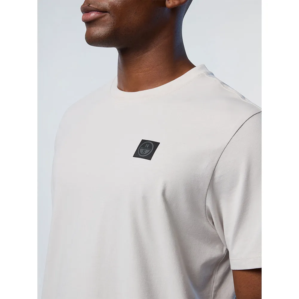 Купить North sails 693037-0905-XXL Футболка с коротким рукавом Logo 693037 Белая Vapor Grey 2XL 7ft.ru в интернет магазине Семь Футов