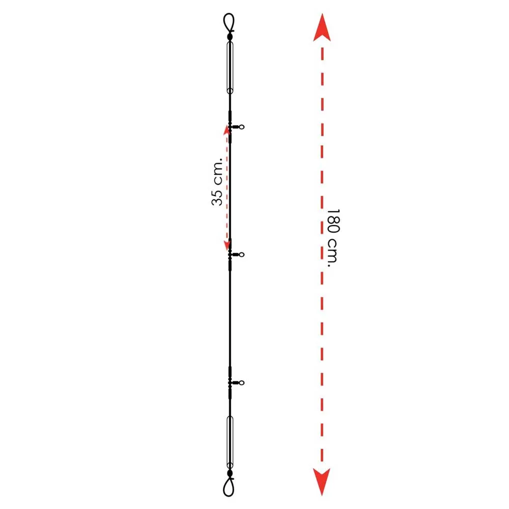Купить Expert predator 60020 Снасть Competition Surfcasting 180 cm Серебристый Grey 0.350 mm 7ft.ru в интернет магазине Семь Футов
