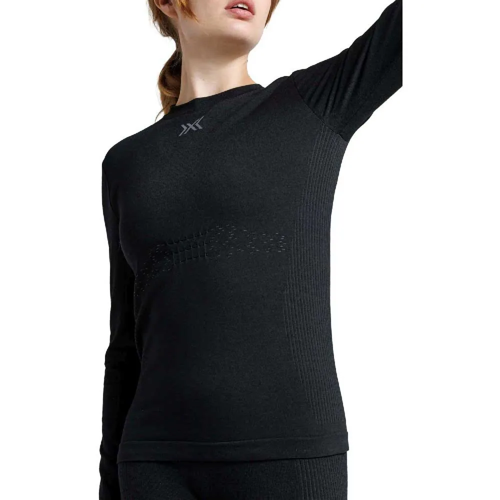 Купить X-BIONIC vt-w106w25w-b120-s Базовый слой с длинным рукавом Mightywool X Black 30x25x2 7ft.ru в интернет магазине Семь Футов