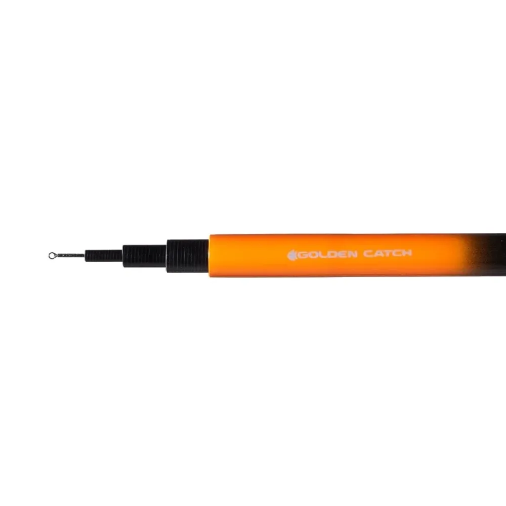 Купить Golden catch 2539306 Удочка Bionic Orange / Black 130x10x10 6.00 m 7ft.ru в интернет магазине Семь Футов