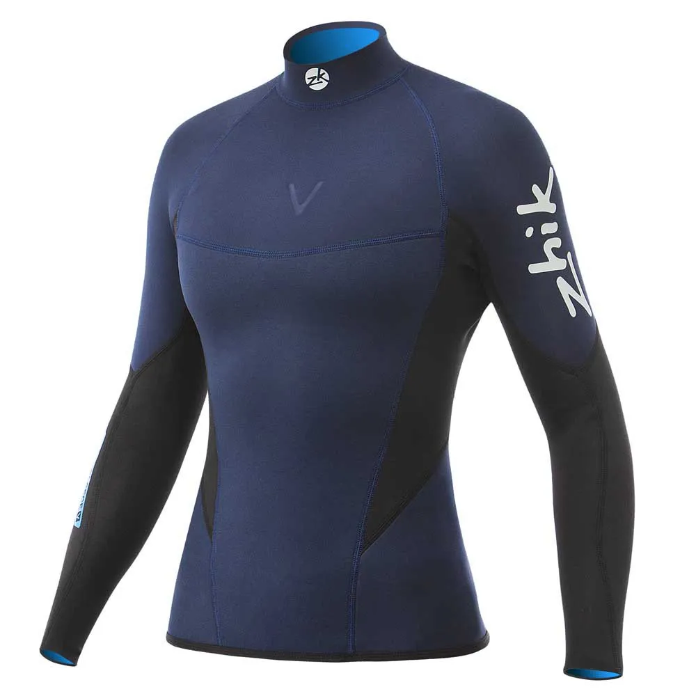 Купить Zhik dtp-0520-w-nvy-mmm Неопреновая футболка с длинным рукавом Microfleece™ V Dark Blue 40x40x30 7ft.ru в интернет магазине Семь Футов