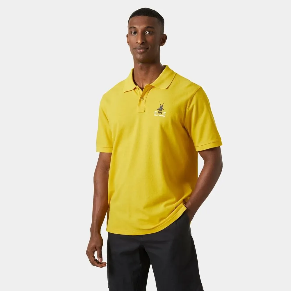 Купить Helly hansen 33980_348-M Поло с короткими рукавами Transat Желтый Gold Rush M 7ft.ru в интернет магазине Семь Футов