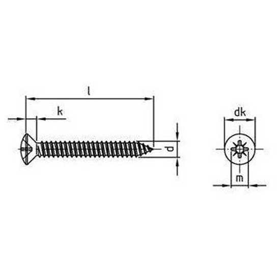 Купить Euromarine VIXVTFB4219-25-UNIT A4 DIN 7983 4.2x19 mm Винт с крестообразным шлицем 25 единицы Золотистый Silver 7ft.ru в интернет магазине Семь Футов