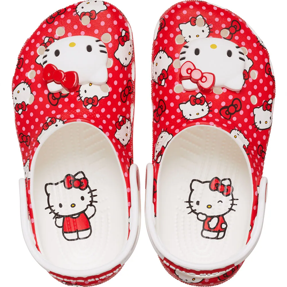 Купить Crocs 210576-90h-c13 Деревянные башмаки Hello Kitty Red Classic Multi 35x25x15 EU 30 7ft.ru в интернет магазине Семь Футов