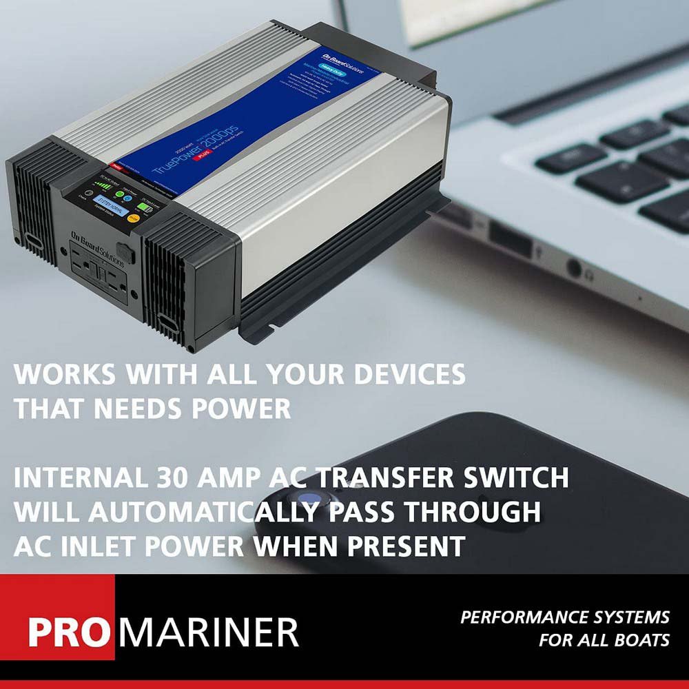 Купить Promariner 175-07200 Truepower Plus Синусоидальный инвертор Grey 2000W 7ft.ru в интернет магазине Семь Футов