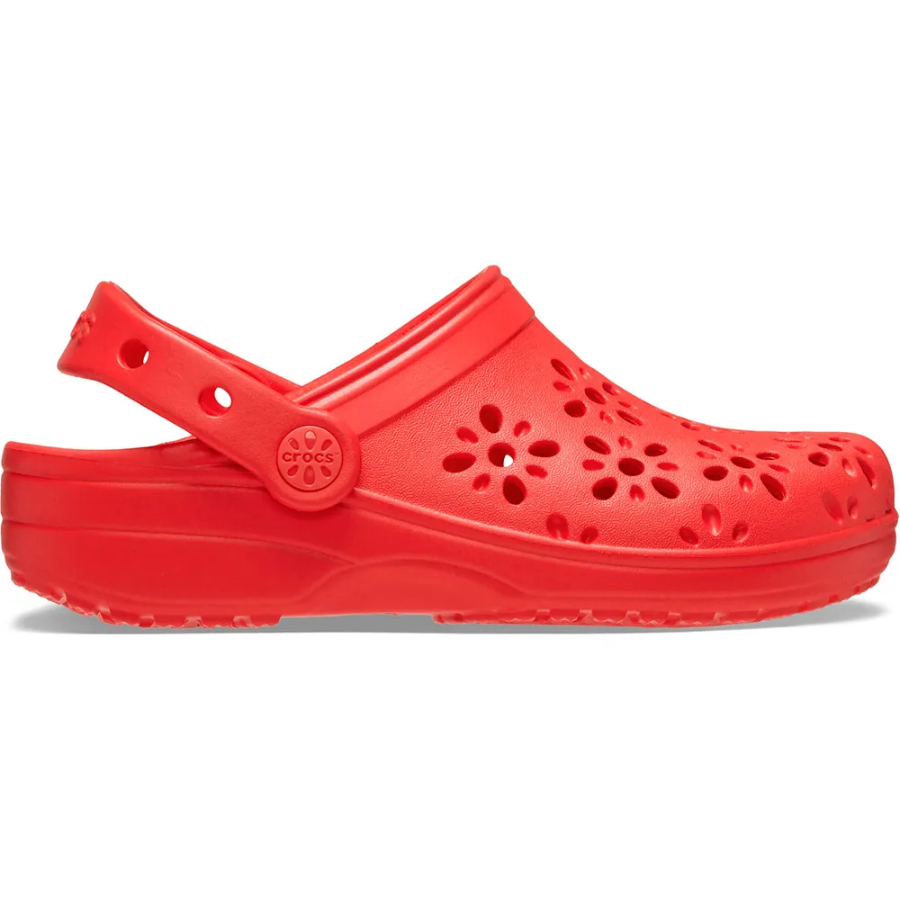 Купить Crocs 210944-6zr-c10 Деревянные башмаки Classic Floral Cut Out T Cherry Red 35x25x15 EU 27 7ft.ru в интернет магазине Семь Футов