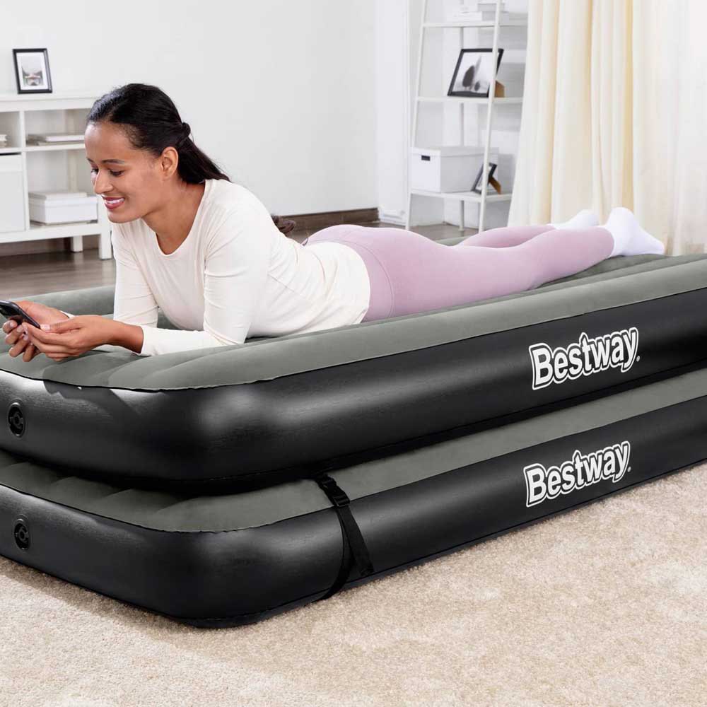 Купить Bestway 67922 Tritech 2 Матрас 188x99x25 См ВОЗДУХА Кровать Black 188x99x25cm 7ft.ru в интернет магазине Семь Футов