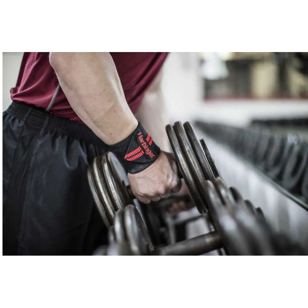 Купить Harbinger 360548-redlinewristwrap Напульсник Red Line Black / Red 15x10x8 7ft.ru в интернет магазине Семь Футов