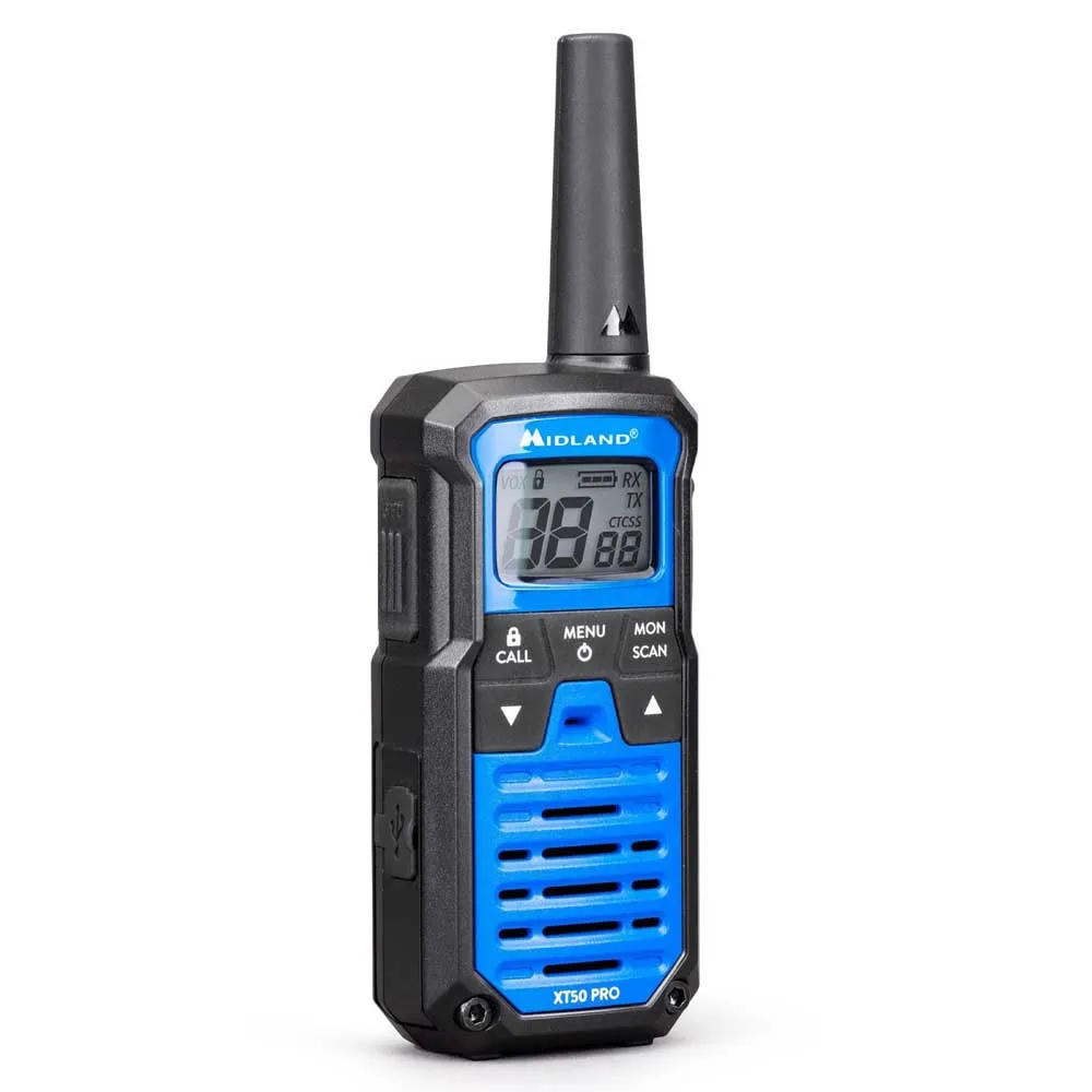 Купить Midland C1464 рации XT50 PRO Бесцветный  Blue 7ft.ru в интернет магазине Семь Футов