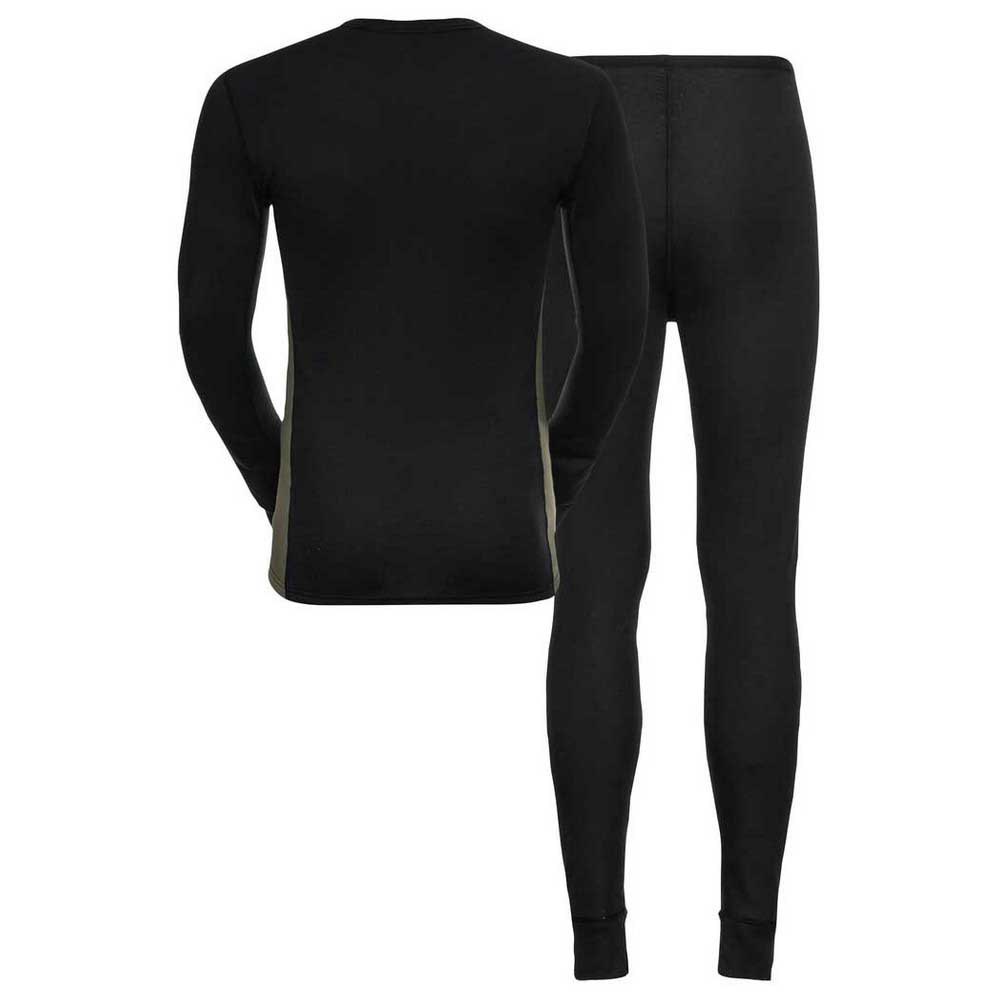 Купить Odlo 196702-60272-XL Набор базовых слоев Active Warm Eco Черный Black / Deep Depths XL 7ft.ru в интернет магазине Семь Футов