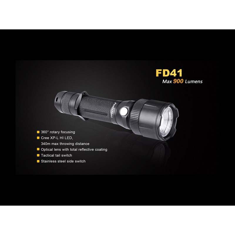 Купить Fenix PACKFD41 FD41 Pack Черный  Black 900 Lumens 7ft.ru в интернет магазине Семь Футов