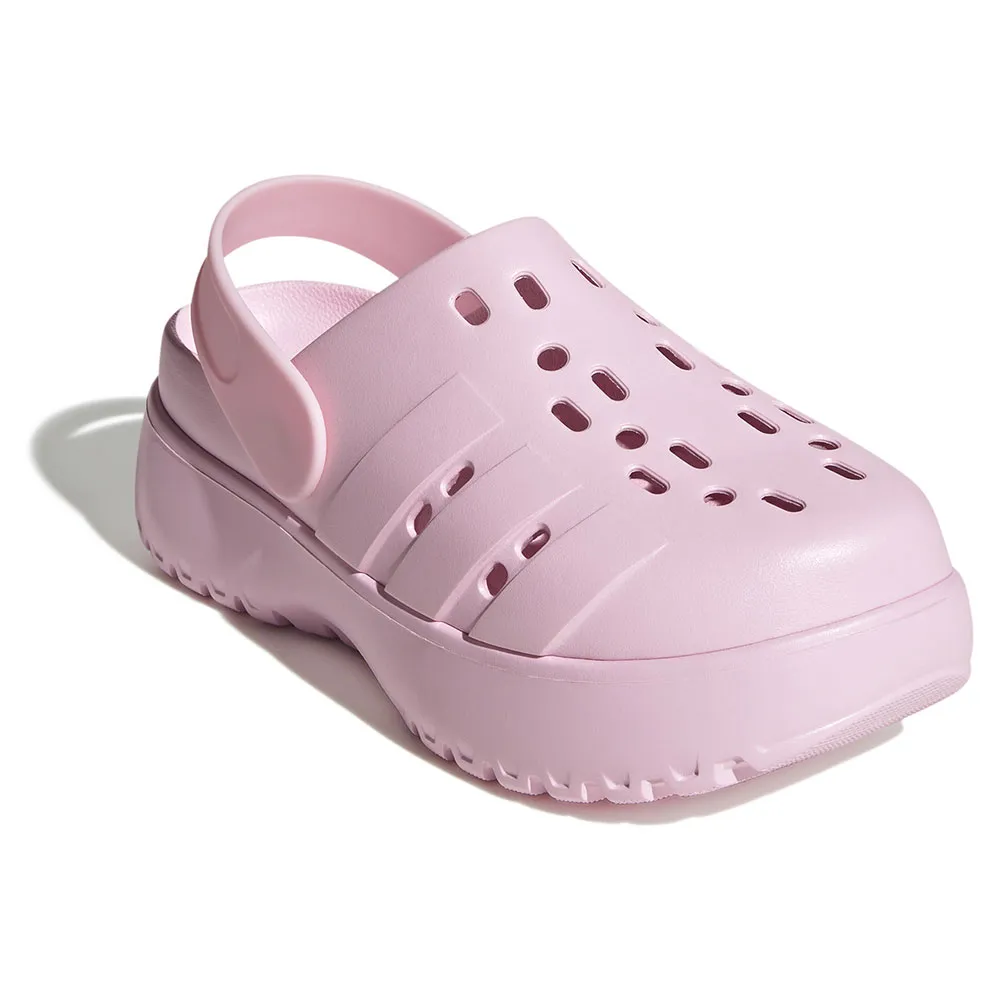 Купить adidas jr2626/7 Деревянные башмаки Adilette Platform Clear Pink / Clear Pink / Clear Pink 35x25x15 EU 40.5 7ft.ru в интернет магазине Семь Футов