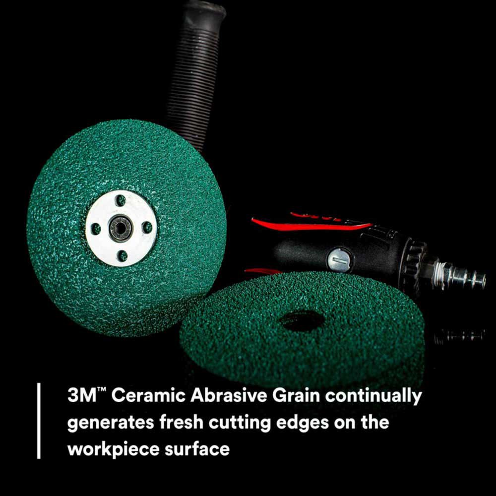Купить 3M 71-36507 Green Corps 5x7/8´´ 40G Волокнистый диск наждачной бумаги 20 единицы Зеленый Green 7ft.ru в интернет магазине Семь Футов