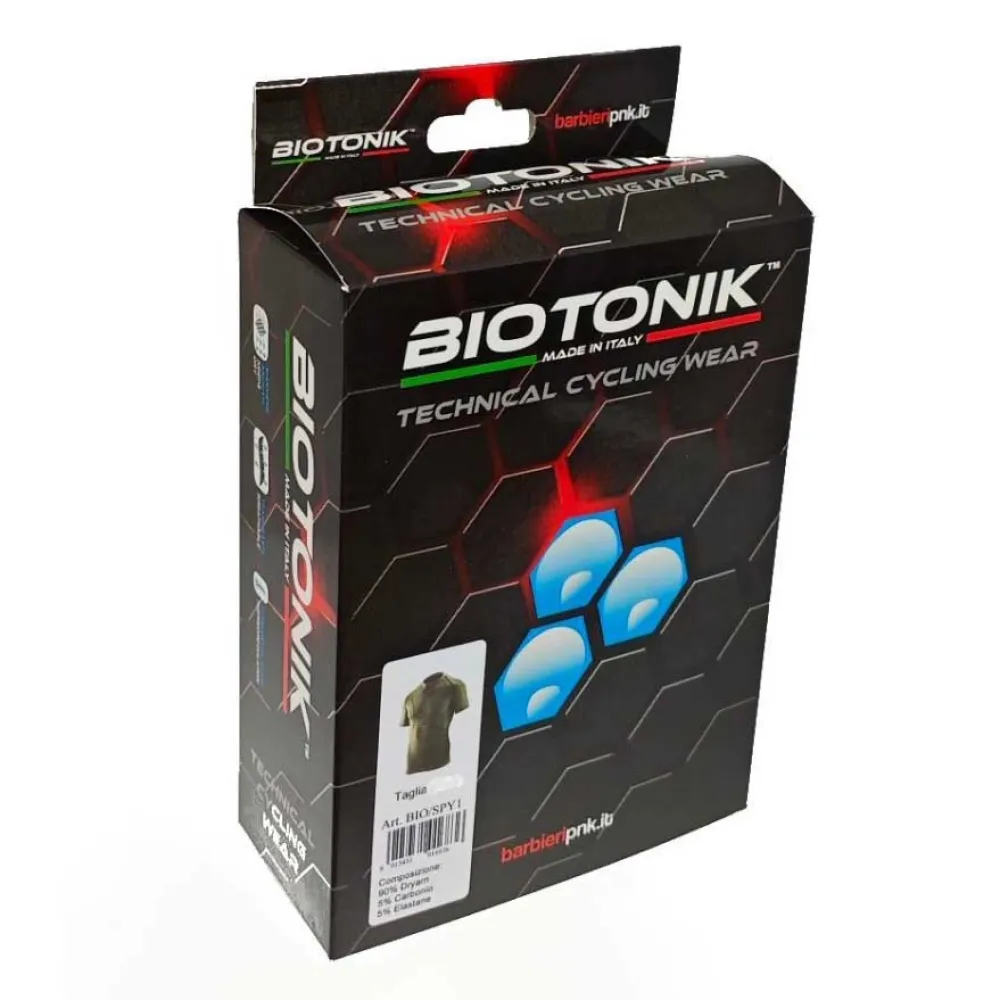 Купить Biotonik bio/spy2 Базовый слой с коротким рукавом Spy Green 30x25x2 M-L 7ft.ru в интернет магазине Семь Футов
