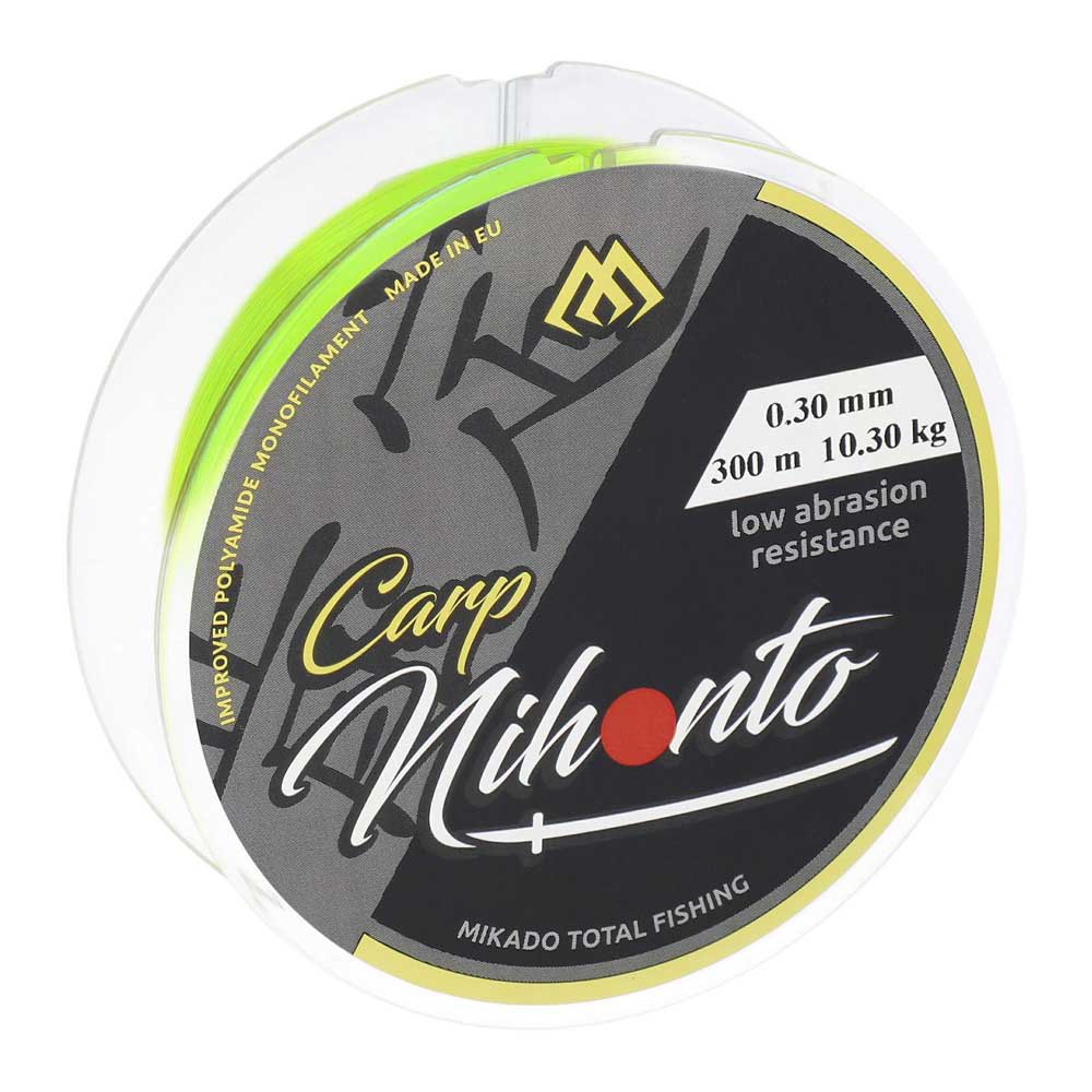 Купить Mikado ZNKF3-035 Nihonto Carp 300 m Монофиламент  Fluo Yellow 0.350 mm 7ft.ru в интернет магазине Семь Футов