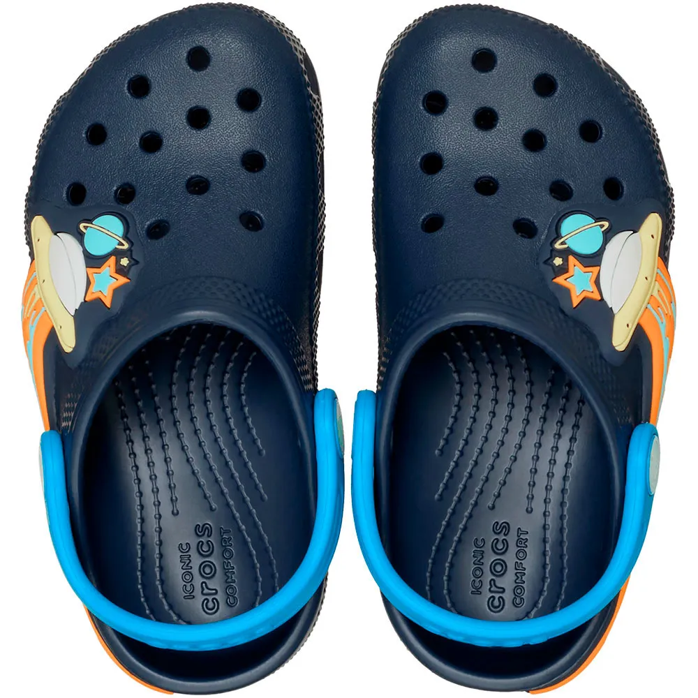 Купить Crocs 211623-410b-c6 Деревянные башмаки Classic Ufo Lights Navy 35x25x15 EU 22 7ft.ru в интернет магазине Семь Футов