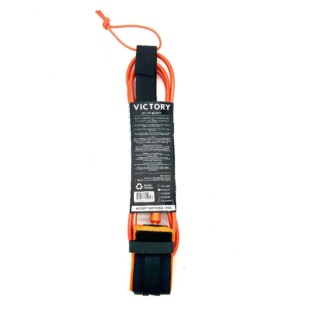 Купить Victory vic209p_mo серф-лиш 9´ pro 7mm stainless steel double swivel Matt Orange 20x20x15 7ft.ru в интернет магазине Семь Футов