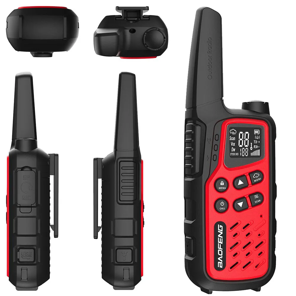 Купить Baofeng radbafkro0012 рация BF-T25E 2 Единицы Red 21x6x23 7ft.ru в интернет магазине Семь Футов