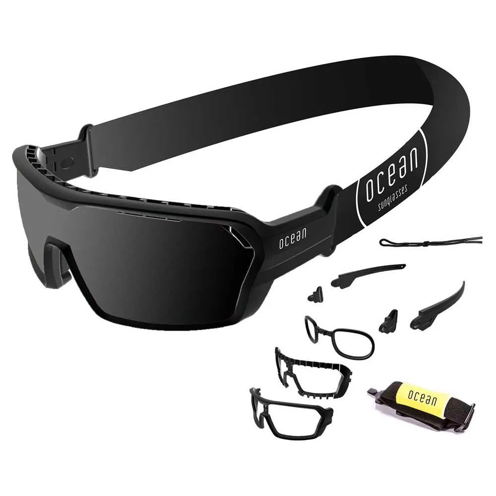 Купить Ocean sunglasses 3700.0X поляризованные солнцезащитные очки Chameleon Черный Matte Black Black Strap/CAT3 7ft.ru в интернет магазине Семь Футов