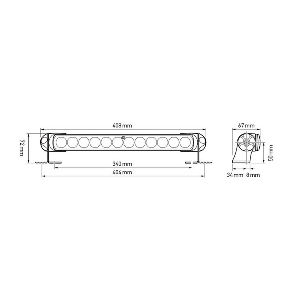 Купить Hella marine 4025180 Sea Hawk 350 25W Белый рассеянный свет Серебристый White 2200 Lumens  7ft.ru в интернет магазине Семь Футов