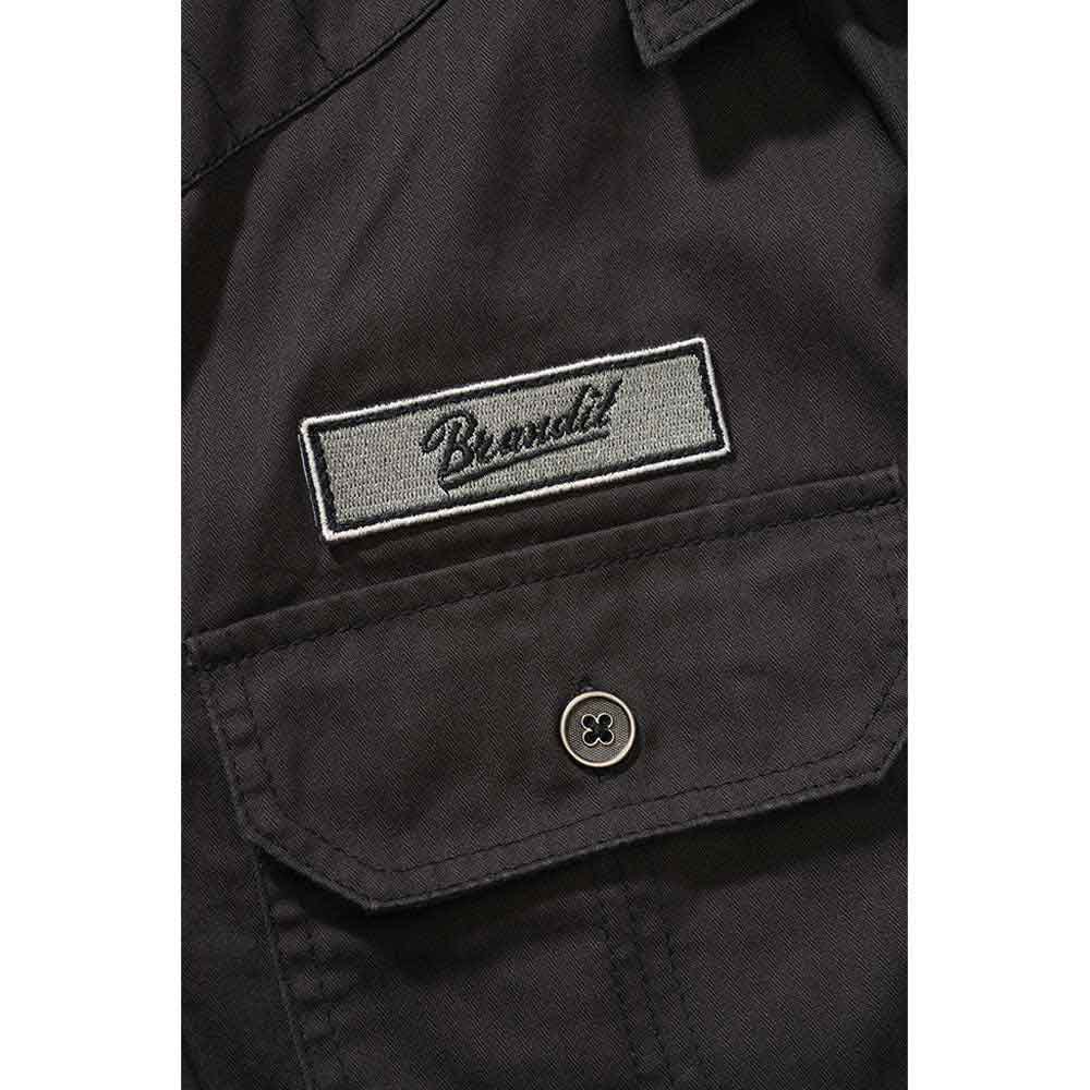 Купить Brandit 4033-2-3XL Рубашка с коротким рукавом Luis Vintage Черный Black 3XL 7ft.ru в интернет магазине Семь Футов