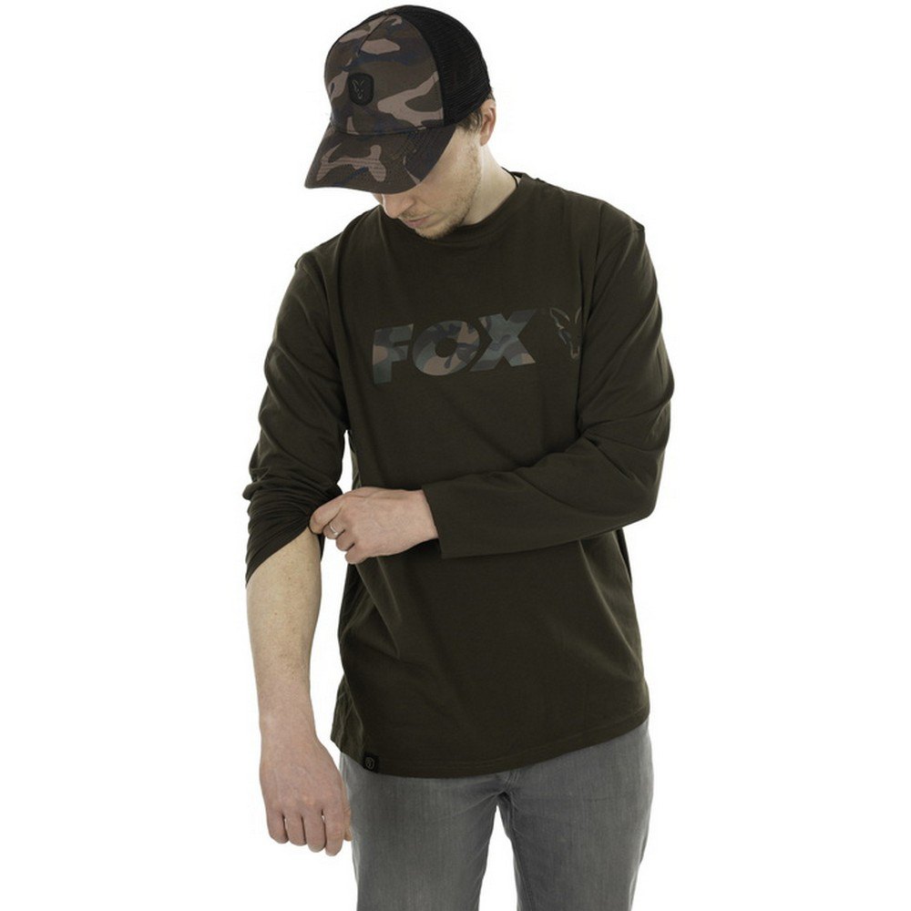 Купить Fox international CFX112 Футболка с длинным рукавом CFX109 Зеленый Khaki / Camo XL 7ft.ru в интернет магазине Семь Футов