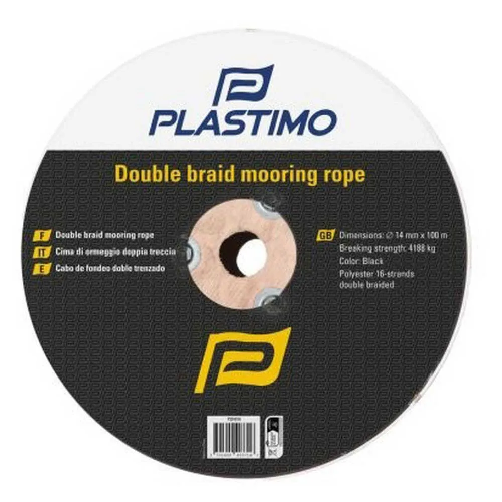 Купить Plastimo P201818 16-прядный швартовый канат Полиэстер 200 m Black 12 mm 7ft.ru в интернет магазине Семь Футов