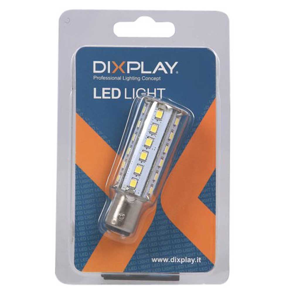 Купить Dixplay 020004 BAY15D 8-35V 3W 22x68 mm 33 Прохладный белый Вел Лампочка Серебристый Clear / Grey 7ft.ru в интернет магазине Семь Футов