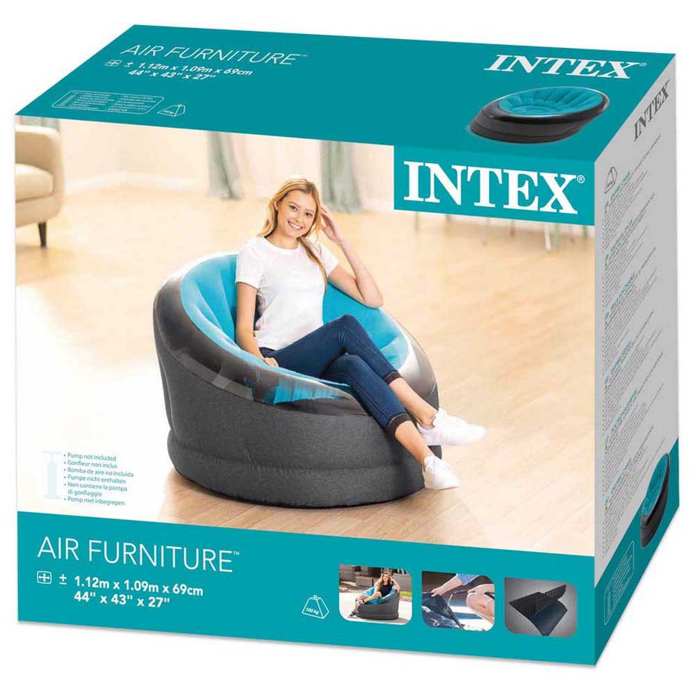 Купить Intex 85379 Empire Воздушное кресло  Blue 112x109x69cm 7ft.ru в интернет магазине Семь Футов