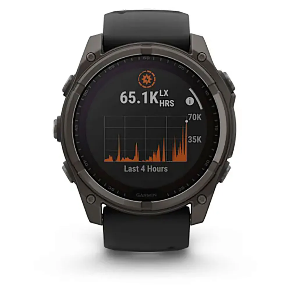 Купить Garmin 010-02907-11 Часы Fenix 8 51 mm Solar Sapphire  Black / Carbon Gray DLC Titanium 7ft.ru в интернет магазине Семь Футов