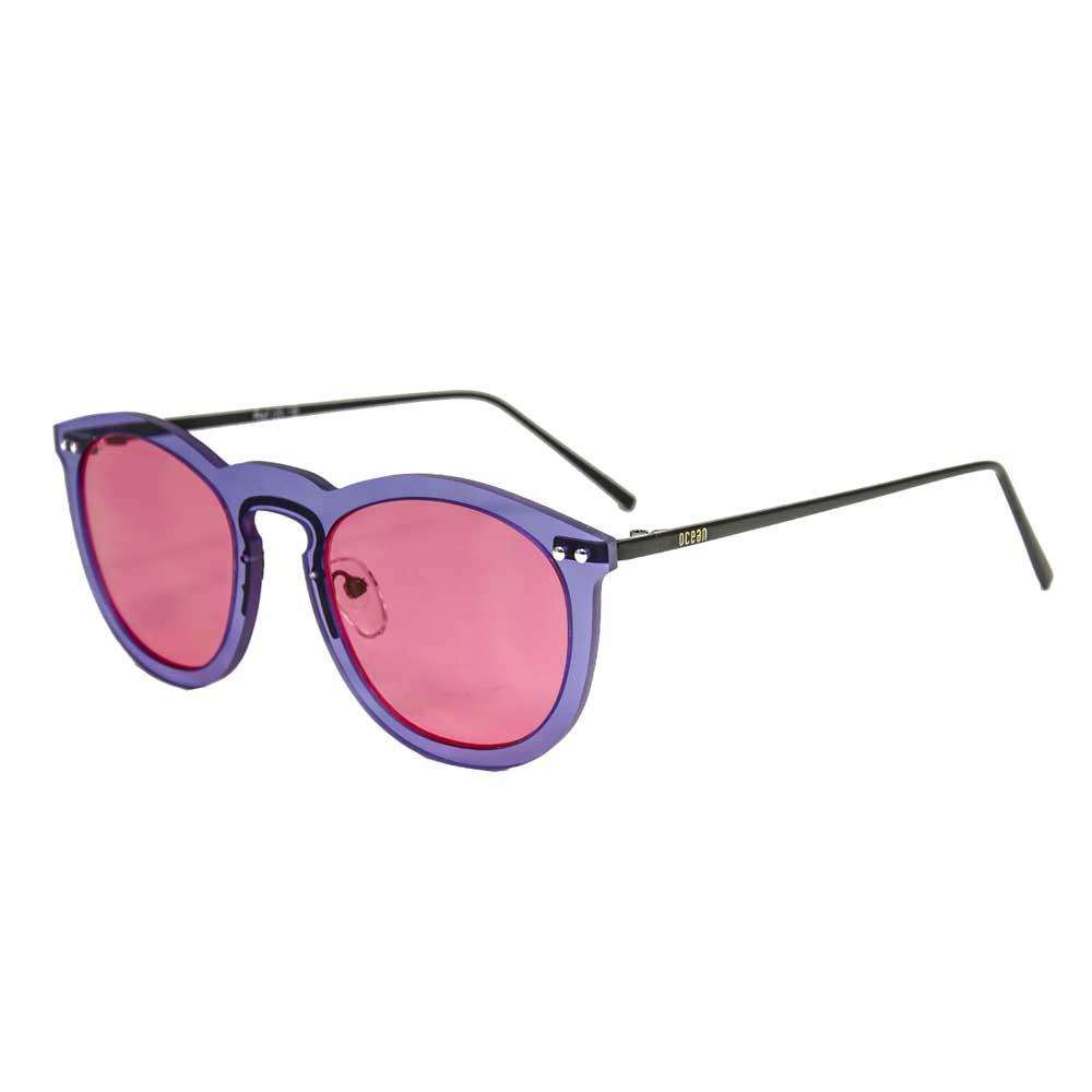 Купить Ocean sunglasses 20.19 поляризованные солнцезащитные очки Berlin Transparent Pink Transparent Dark Blue / Metal Black Temple/CAT2 7ft.ru в интернет магазине Семь Футов