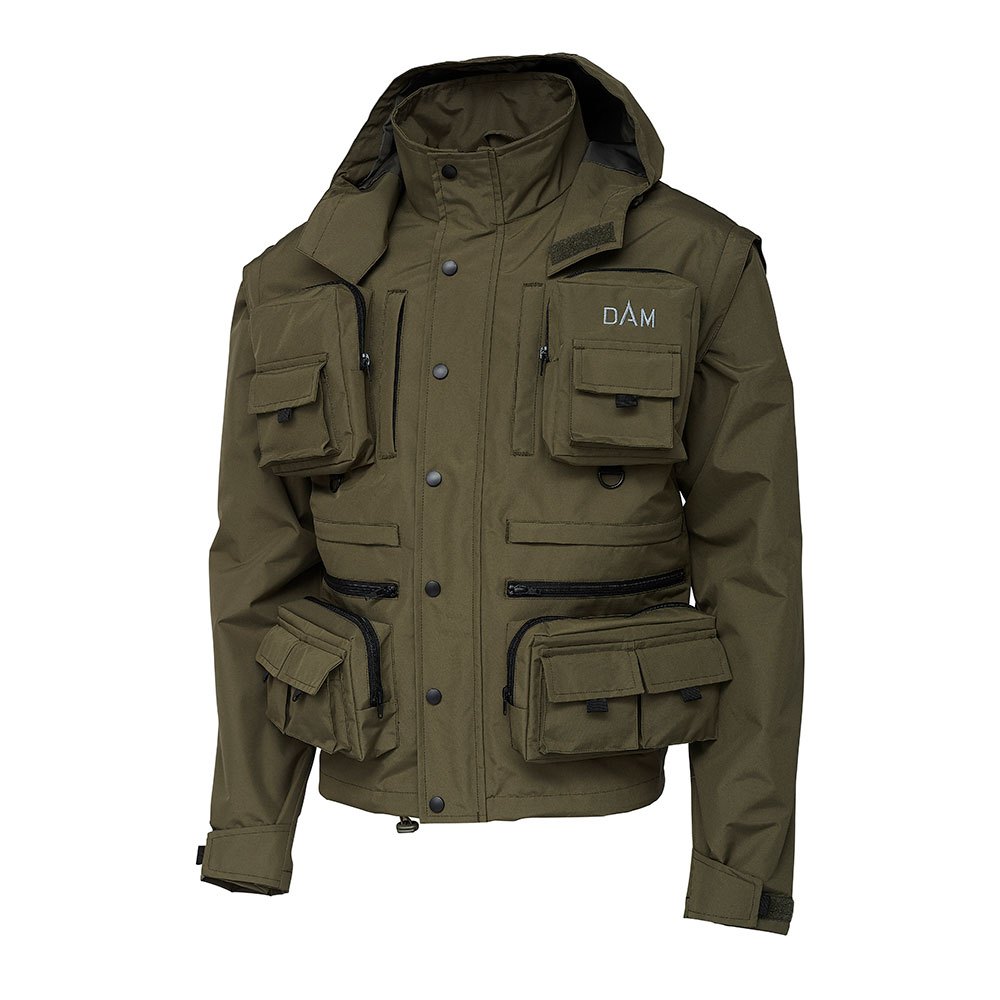 Купить DAM SVS37145 Куртка Iconic Fly Зеленый  Green 2XL 7ft.ru в интернет магазине Семь Футов